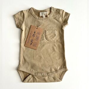 NWT The Simple Folk Short Sleeve Pocket Onesie